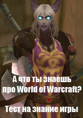 Mmohelper: Знаешь ли ты World of Warcraft